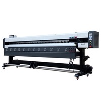 Impresora de Inyección de Tinta Eco Solvente Audley de 1.8m XP600 I3200 para Impresión de Vinilo, Lonas Flexibles, Pósters y Papel Tapiz