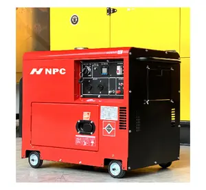 Npc Oem Fabrieksprijs 8kw 10kw Dieselgenerator 220V 380V E-Start Thuis Stille Generator Elektriciteitsopwekking
