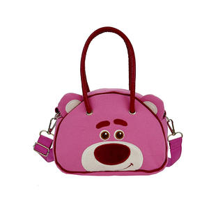 อินเทรนด์ฤดูร้อนใหม่ผ้าใบกระเป๋าถือการ์ตูนน่ารักกระเป๋านักเรียนมีซิปกระเป๋าแฟชั่น COMMUTER Shoulder กระเป๋าอินเทอร์เน็ต - Product Image 5