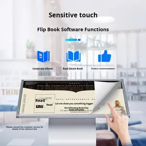 32 इंच की जांच मशीन <span class=keywords><strong>Lcd</strong></span> क्षैतिज टच स्क्रीन कियोस्क इनडोर sdk वीडियो डिस्प्ले - Product Image 3