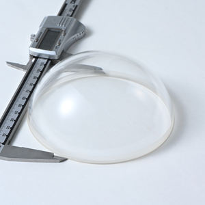 Özel K9 Dome optik <span class=keywords><strong>Lens</strong></span> ile yüksek sıcaklığa dayanıklı top kapak kuvars cam optik OEM için desteklenen - Product Image 1