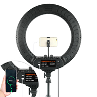 FOSOTO FT-54 di buona qualità Live streaming YouTube LED fotografia di riempimento luce anello di bellezza luce con supporto treppiede 21 pollici anello di luce