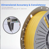 Filament ANTINSKY PLA+ pour imprimante 3D, 1,75 mm, 1 kg, haute qualité, impression lisse, 200°C, Fujian, Chine, usine directe