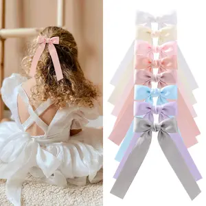 Wholesale Pretty Baby Hair Grip Head Wear Accessories Girls Hair Bows Cute Hair Clips