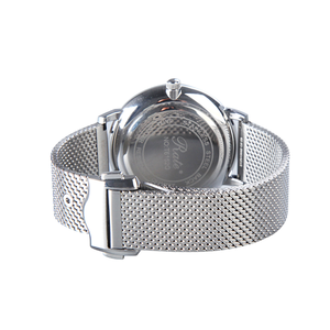 Cinturino per Orologio Milanese 20mm, Personalizzabile, in Acciaio Inox 316, Chiusura a Pressione, Lavorazione CNC, per Samsung <span class=keywords><strong>Huawei</strong></span> Xiaomi - Product Image 1