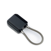 Cadenas compact en alliage de zinc durable avec câble en acier pour la sécurité des sacs à dos, des casiers de gym et d'école, et des rangements (Cerradura)