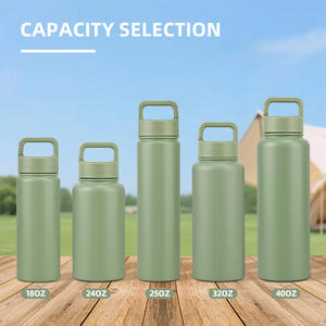 Botella de Agua Deportiva Personalizada con Logotipo, de Acero Inoxidable 304 de Doble Pared, 32 oz/1000 ml, con Tapa 4 en 1, Colorida - Product Image 5