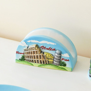 Piatto Rotondo in Ceramica Sicilia, Piatto Souvenir in Ceramica con Design Montenegro Frankfurt <span class=keywords><strong>Istanbul</strong></span> - Product Image 5
