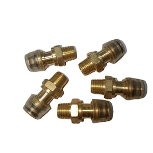 Conector de Rosca Externa de Cobre Tipo 17 para Tuberías de Combustible de 17 mm, Conexión Rápida para Camiones de Trabajo Pesado - Product Image 4