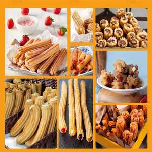 Máquina <span class=keywords><strong>de</strong></span> Rellenar <span class=keywords><strong>Churros</strong></span> Española <span class=keywords><strong>de</strong></span> Buena Calidad, Máquina para Rellenar con Crema <span class=keywords><strong>de</strong></span> <span class=keywords><strong>Chocolate</strong></span>, Donas, Pasteles y Hamburguesas para 3 Diferentes Mermeladas - Product Image 6