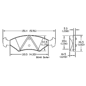 Vente en gros de nouvelles plaquettes de frein à disque en céramique d'essieu avant de haute qualité D1140-8251 pour Ford Fiesta Ka - Product Image 5
