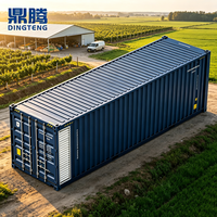 Congélateur mobile professionnel 3HP en conteneur avec option panneau solaire pour projets de chaîne du froid des produits agricoles et détaillants