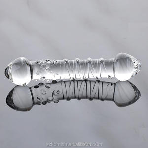 Hot Selling Lage Prijs <span class=keywords><strong>7</strong></span> <span class=keywords><strong>Inch</strong></span> 17.5Cm Realistische Lange Enorme <span class=keywords><strong>Dildo</strong></span> Clear Glas Crystall <span class=keywords><strong>Dildo</strong></span> - Product Image 4