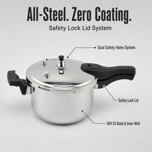 <span class=keywords><strong>Olla</strong></span> a Presión <span class=keywords><strong>de</strong></span> Acero Inoxidable 304, 22cm, 24cm, 26cm, 18L, Compatible con Gas e Inducción, Tapa con Cierre <span class=keywords><strong>de</strong></span> Seguridad, Utensilios <span class=keywords><strong>de</strong></span> Cocina al por Mayor - Product Image 2