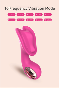 Benutzer definierte OEM Frauen Klitoris <span class=keywords><strong>Vibrator</strong></span> mit 10 Vibrations modi Magnetische Aufladung <span class=keywords><strong>Vulva</strong></span> Stimulator Sexspielzeug für Masturbation - Product Image 2