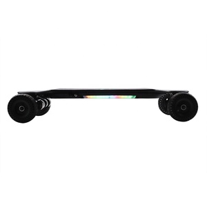 Livraison gratuite, planche à roulettes motorisée tout-terrain, longue portée 24 miles, moteur à courroie 1000W, planche à roulettes électrique avec télécommande, moins de 500 dollars - Product Image 3