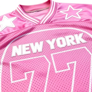 Camiseta de Fútbol Personalizada 2026 con Logotipo, Diseño de Bordado Moderno, Estilo Urbano, Malla <span class=keywords><strong>Americana</strong></span>, Corte Recto, Unisex - Product Image 2