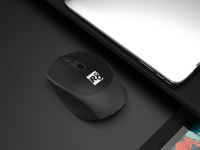 Mini 1712 Mouse Nirkabel Optik USB Portabel 2.4G dengan DPI yang Dapat Dikontrol untuk Kantor