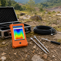 Détecteur d'eau multicanal AIDU ADMT-180ZN 12-60 canaux, espacement de 5 mètres, haute précision, équipement avec écran tactile LCD HD 10,1 pouces