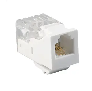 electronic Voice modules adapters connectors female connector rj45 keystone jack cat3 utp telephone cable modular plug Socket