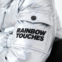 Blouson D'hiver Brillant Sur Mesure de Haute Qualité pour Hommes, Manteau Doudoune Rembourré Streetwear Ample À Capuche et Fermeture Éclair