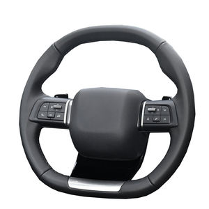 Modèle personnalisé 38CM couverture de <span class=keywords><strong>volant</strong></span> de voiture en cuir microfibre point à la main pour Citroen <span class=keywords><strong>C5</strong></span> X C5X 2021 2022 - Product Image 1