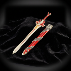 ดาบโลหะเต็มตัว ลิวจี ชิเซียว ขนาด 18 ซม. จาก Infinite Anime ของสะสมสำหรับนักสะสมอาวุธเสริม - Product Image 1