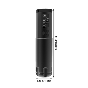 Kit de Máquina de Tatuar Inalámbrica Negra, Juego Completo de Pluma para Tatuar con Papel de Transferencia de Tinta para Uso en Tiendas de Tatuajes - Product Image 6