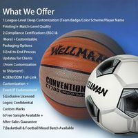 Ballons de basketball en PU en gros, 12 pièces, taille officielle 7, thermocollés, avec pompe à air, pour jeux en piscine, en extérieur et en intérieur, qualité usine