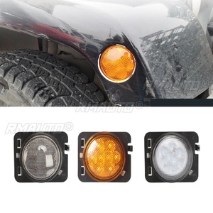 Car Wheel Brow <b>Light</b> <b>LED</b> Turn Signal for Jeep JK Wrangler 2007-2017 Body Kit Car Accessories - Product Image 1