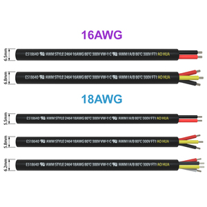 AOHUA Dây Cáp Điện Tín Hiệu Dòng Điện Thấp PVC Chứng Nhận 24AWG 2464 2P 3P 4P 5P 6P - Product Image 5