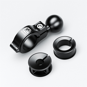 B Kích thước nhôm tay lái Clip gắn kết cơ sở với 1 ''tpu bóng 0.5-2 inch hướng dẫn đường ray phù hợp với xe máy cơ thể hệ thống phụ kiện - Product Image 4