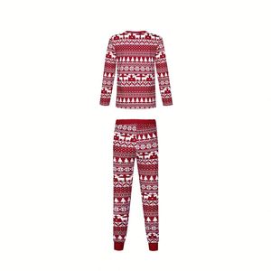 Nouvelle tendance : Ensemble de vêtements pour femmes, maman, papa, bébé fille, bébé garçon, Nouvel An, mère et fille, pyjamas de Noël assortis en coton pour la famille - Product Image 2