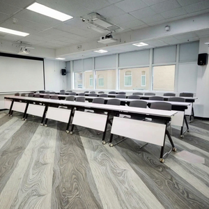 Bàn hội nghị gỗ có thể gập lại có thể điều chỉnh cho phòng họp và các buổi đào tạo bàn văn phòng mô-đun - Product Image 5