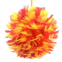 Boule de Noël en plumes d'oie naturelles pour arbre de Noël ornement festif automne automne mariage décor fête vacances cadeau artisanat approvisionnement