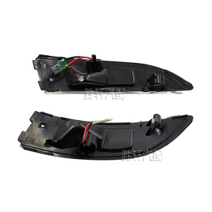 Ford Fiesta Mk7 Led Side <b>Mirror</b> Turn Signal Light Sequential Indicator 12V <b>Plastic</b> Housing Black White Custom Fit - Product Image 4
