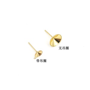 Stainless Steel Earring <b>Posts</b> <b>Round</b> 316L Medical Grade For DIY Jewelry Making Silver And Gold Tone - Product Image 3