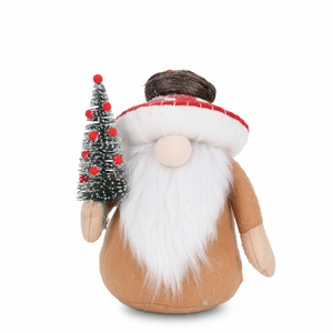 <b>Cheap</b> Price European Baby Elves Window <b>Decorations</b> Red Mushroom Pine Tree Gnome Plush Toy - Product Image 1