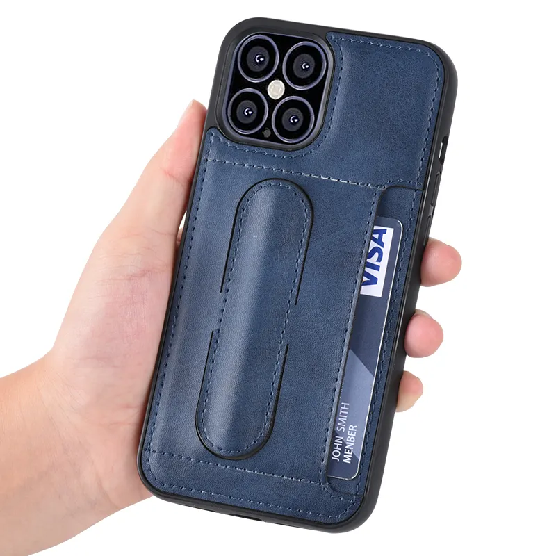 Phone Case Cell Phone Pouch Designer Card Slots PU Leather for Iphone 12 Pro Max 12 Pro 12 Max 12 Case with Kickstand ROHS