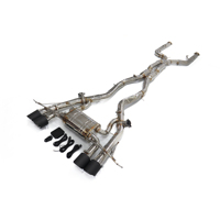 Sistema de Escape Catback ING para M3 M4 G80 G82 con Silenciador de Acero Inoxidable SUS304 de 1.5mm de Espesor y Acabado Liso