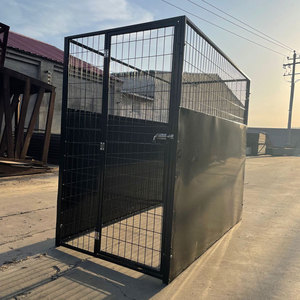 Chinese Manufacturer Wholesale Three Sets Connected 5*10*6 ft Large Outdoor Steel Sheet Crate Large <strong>Dog</strong> Cages Metal <strong>Kennels</strong> - Product Image 5
