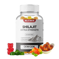 Gummies d'acide fulvique NUOWIN Premium haute puissance pour le soutien énergétique, 60 unités pour adultes et hommes, pour une peau éclatante