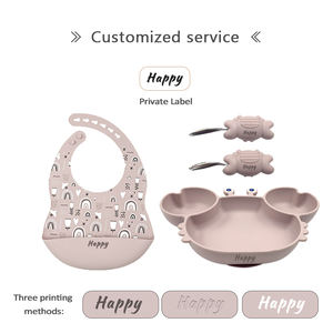 Plato de Succión YoFun para Bebé, Platos de Silicona para Bebé, Popular en Línea, Tienda de Bebés, Set de Alimentación para Bebé - Product Image 2