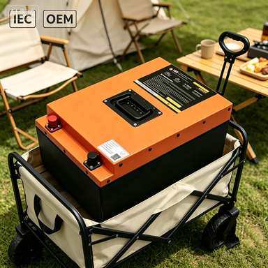 64V 50Ah Lithium Iron Phosphate Battery, Deep-cycle, IEC-certified, Suitable for Golf Carts, Electric Bicycles, and Tricycles
