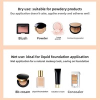 Éponges de maquillage délicates, couleur unie, Q-élastiques, lavables, en forme de goutte d'eau (Modèle) de Guangzhou pour une utilisation à sec et humide