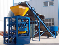 Machine à Briques Semi-Automatique Économique 4-26, Petite Machine à Blocs Creux en Béton pour Petites Entreprises en Afrique