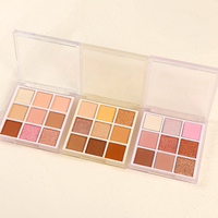 Palette de fard à paupières de maquillage personnalisée à haute teneur en pigments scintillants et scintillants marque privée Palette de fard à paupières végétalienne longue durée