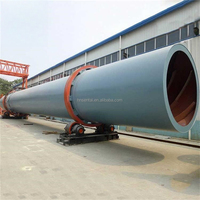 Máquina secadora de tambor rotatorio industrial de alta capacidad para motor de componente de núcleo de lodo de piedra caliza de aserrín de arena