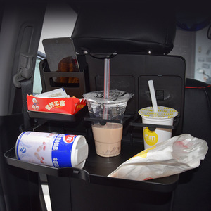 <b>Car</b> Interior Multi-Functional Beverage Holder and Storage Box Foldable Children's Dining <b>Table</b> That Fits <b>Car</b> Back Seat Tray - Product Image 2