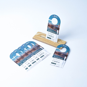 Etichette personalizzate per porta dell'hotel con foro rotondo - Product Image 2